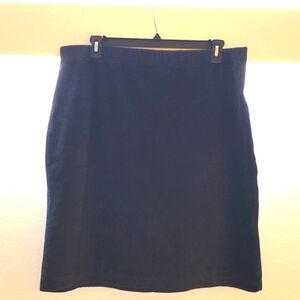 Corduroy Pencil Skirt